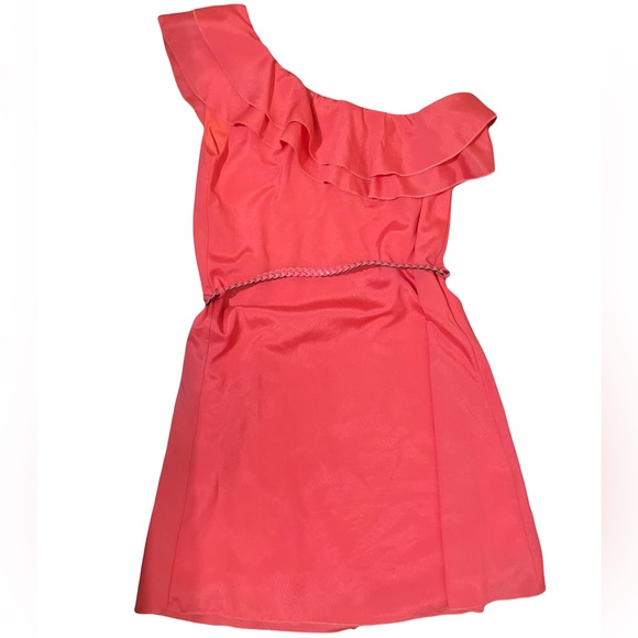 Guess One Shoulder Ruffle Dress - Picture 2 of 3